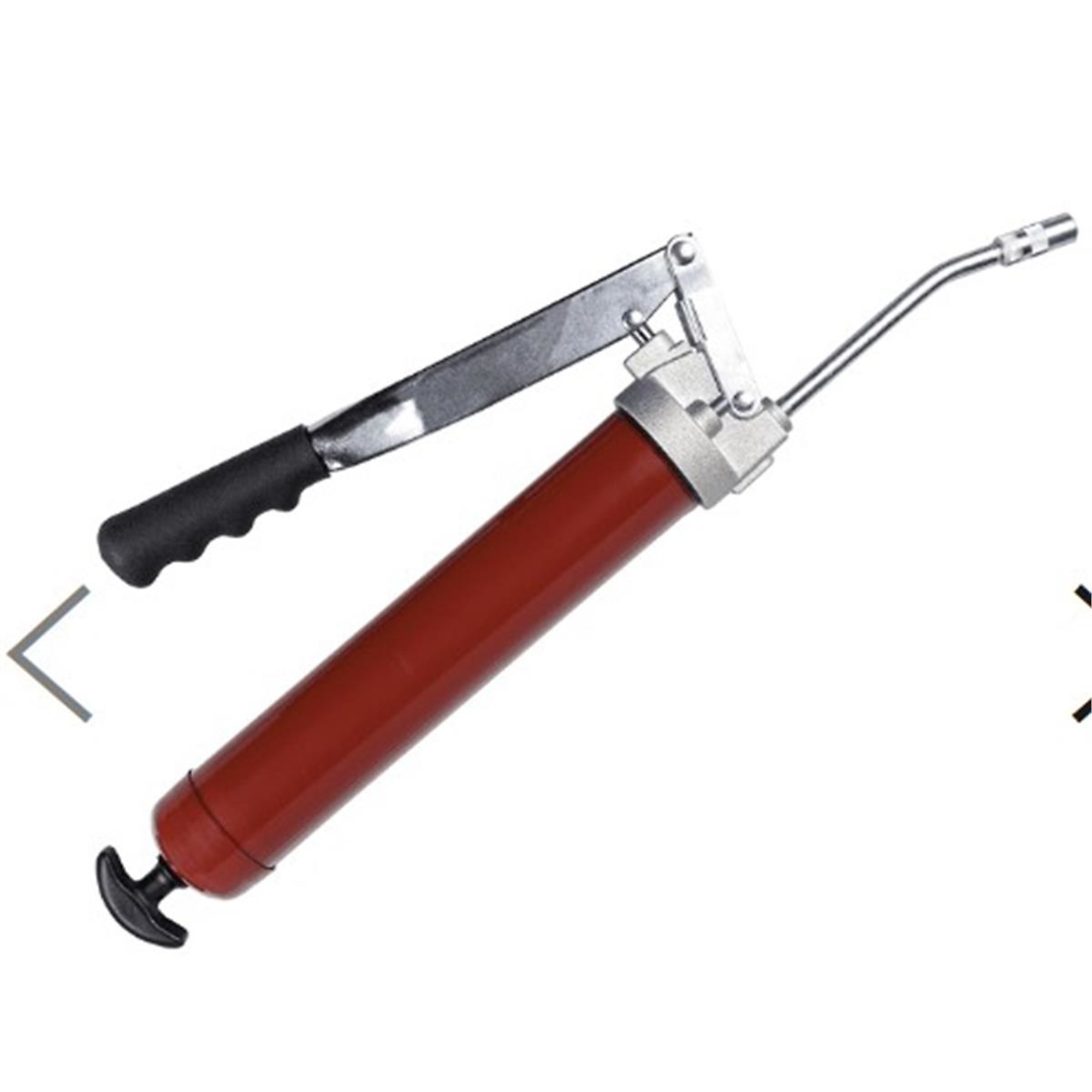 Alemite Lever Grease Gun — 10,000 PSI, Die Cast Aluminum Head, Vinyl Lever Cover, 14 Oz. Cartridge, Model# ALM500